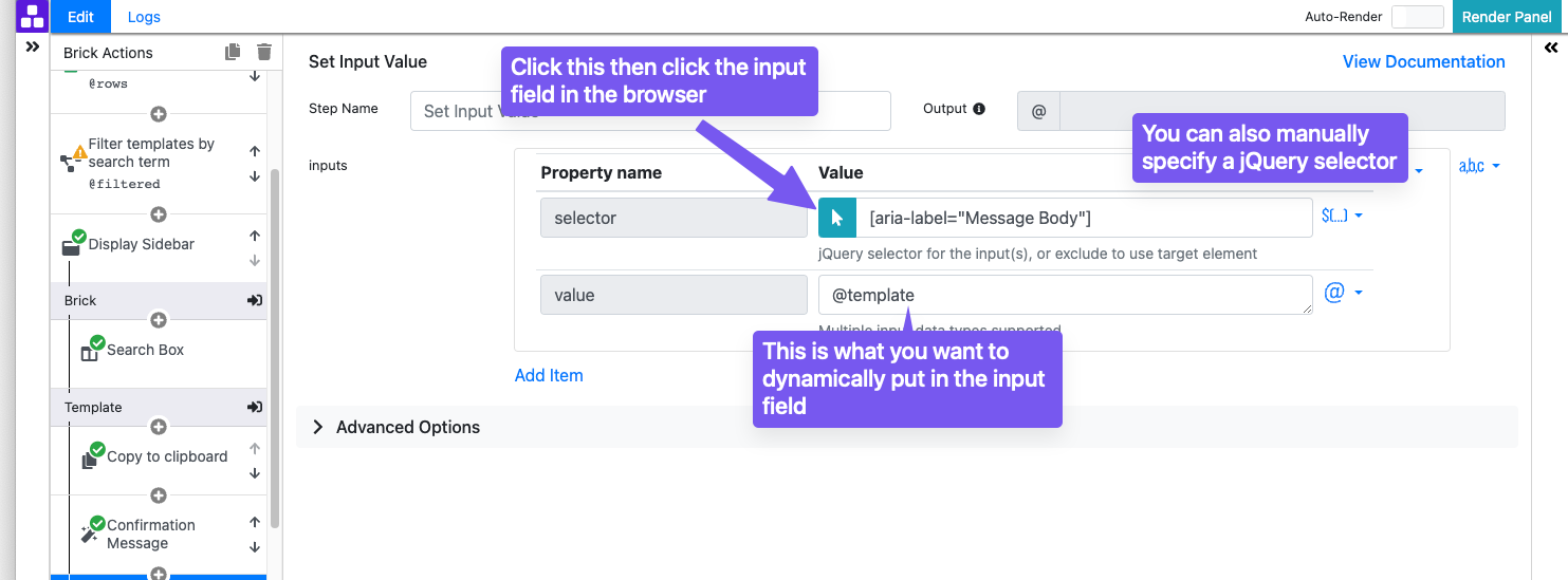 Customize the Snippet Manager Mod Template